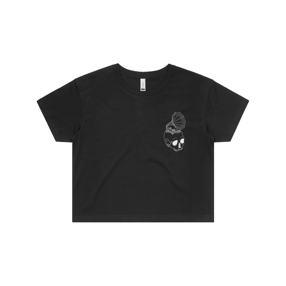Vinyl Head Crop T-Shirt
